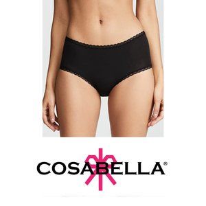 Cosabella Soft Cotton Hotpant Black